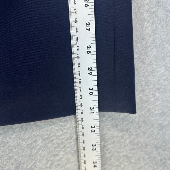 Vintage Pendleton Skirt Womens Size 10 Blue 100% Virgin Wool Straight Zipper - Picture 12 of 13